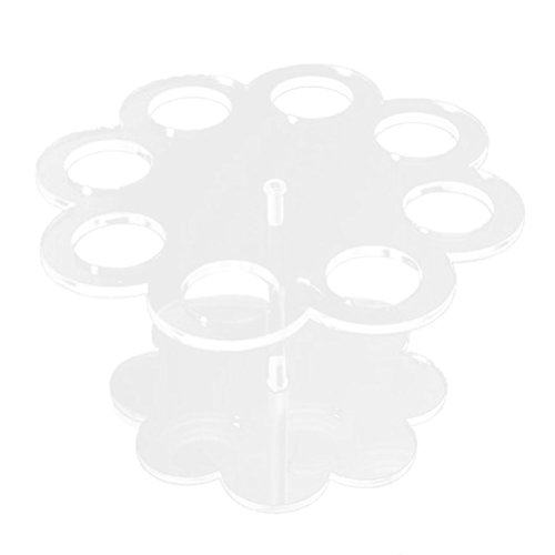 Preisvergleich Produktbild LUOEM 8 Löcher Acryl Ice Cream Cone Ablageständer