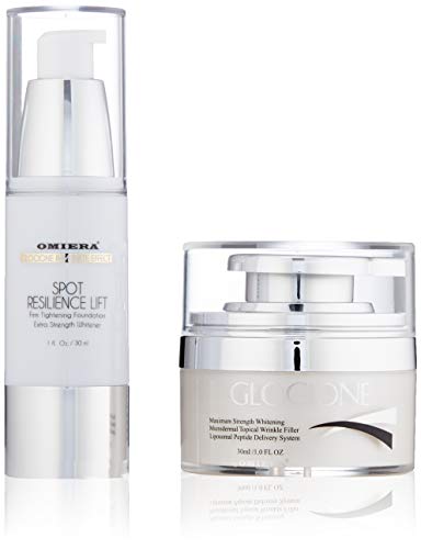 Antiarrugas, Antiedad, Crema Facial de Blanqueamiento Cutáneo, Hidratante de Piel, Conjunto de 2 Piezas por Omiera Labs