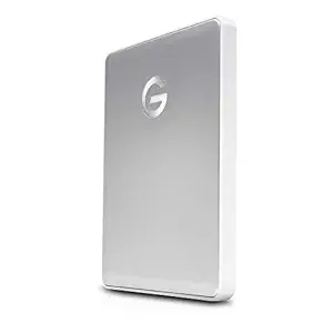 G-Technology 1TB Mobile USB-C External Hard Drive (Silver)