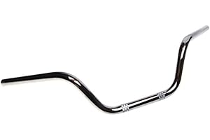 Italyracing Manillar para Suzuki NF41A 4T GN125 GN250 GN 125 250 GZ GU DR TU GS (negro o plateado)