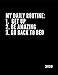 Produktbild My Daily Routine 2020: Funny Weekly Diary And Monthly Year Planner (With BONUS Goal Planner Section Inside) | Large 8.5x11inches|Approximate A4 size)