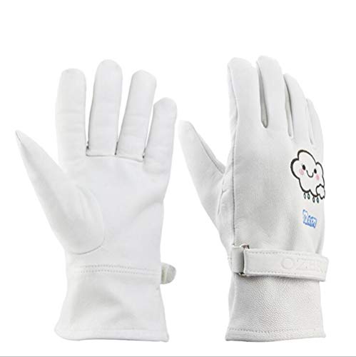 Preisvergleich Produktbild HCYTPL Sheepskin Gartenhandschuhe, Gartenhaus-verschleißfeste Lederhandschuhe für Lager, BAU, Gartenbau, Outdoor, mittelindustrieller Einsatz,A,L