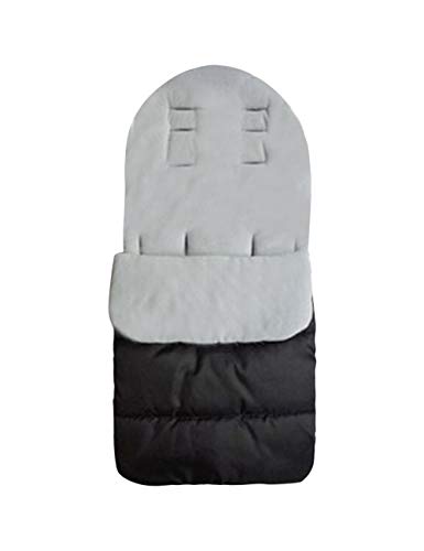 Zhhlaixing Coprigambe Universale Passeggino Sacco Nanna - Coprigambe per Carrozzina Antivento Impermeabile Fodera in Pile Sacco A Pelo Coperta per Bambini 0-36 M