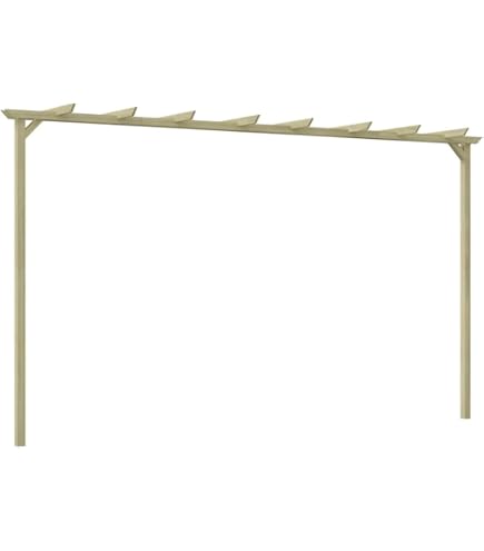 vidaXL Pergola Bambus 385x40x205 cm : Amazon.de: Garten