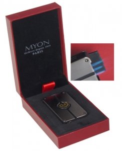 Myon Feuerzeug Dragon Triple-Jet Zigarrenbohrer inkl. Lifestyle-Ambiente Tastingbogen - 2