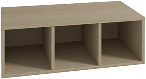 Lowe Furniture One – Cube combinable, Melamine Finish Oak Poro 90 x 45 x 30 cm Melamina roble poro