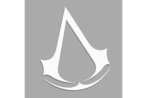 DECUS SHOP Decus Assassian's Creed L 0122 (Blanc) // Autocollant JDM Style Transfert de Vinyle
