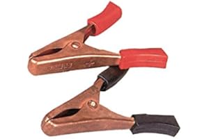 Ferve Alligator clip per batteria, 25 A, 2 pezzi
