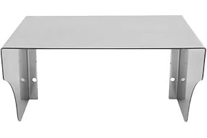Dörrklocka i rostfritt stål, väderskydd, skyddslåda, vattentät, utomhus, brytare, uttag, skydd, regndammskydd för hemsäkerhet, skydd för elektrisk enhet, silver (305 mm)