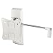 Produktbild Hama TV-Wandhalterung Motion "Ultraslim", neigbar, schwenkbar (vollbeweglich), für 25 - 66 cm Diagonale (10 - 26 Zoll), für max. 25 kg, VESA bis 100 x 100, weiß