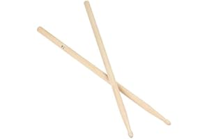 OriGlam Drumsticks 7A Drumstick Classic Drumsticks Ahorn Drumsticks Ahornholz Drumsticks Holzspitze Drumstick für Studenten und Erwachsene