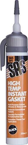 2 x SAS High Temp 240°C Instant Gasket Silicone Sealant 200ml Power Can SAS591x2
