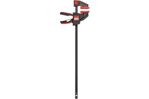 BESSEY EZXL60-9 pinza a una mano, larghezza di serraggio 600 mm, profondità della gola 90 mm, forza di serraggio fino a 270 kg, reversibile per lo spargimento, peso 1,57 kg
