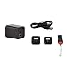 Produktbild Mogustore Cámara de vigilancia portátil Universal Mini pared Adaptador de CA Cámara Durable S2 USB Cargador de pared Videocámara