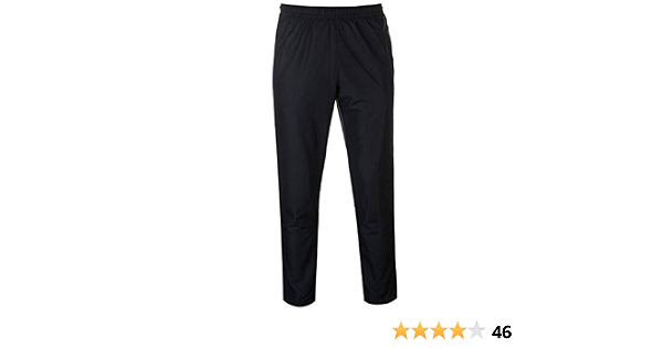 black tracksuit bottoms