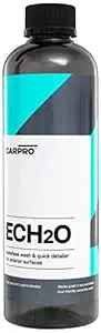 CarPro ECH2O Waterless Wash, High Gloss Detail Spray, Rinsele-less Wash, and Clay Lubricant Concentrate 500 ml