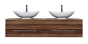 emotion Classico XL Badezimmer Möbel Walnuss seidenmatt: Amazon.de