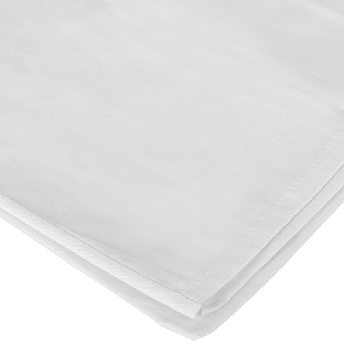 WOLTU KB5119ws , Kissenbezug Kissenhülle 100% Baumwolle , Sofakissen Dekokissen Bezug , Kopfkissen Hülle Bezüge , 80×80 cm , Weiß - 5