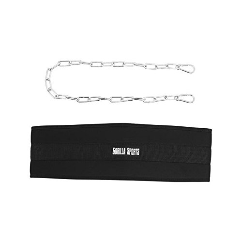 Nylon Dip Gürtel Dipping Belt Dipgürtel inkl. Kette und Karabiner - 7