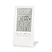 Produktbild iPer Wetterstation Digital Thermometer Hygrometer Min&Max Luftfeuchtigkeit Aufzeichnungen Weather Station für Innen und außen, Wecker, Uhrzeit Anzeige, Datum, Mondphrase, Weiß