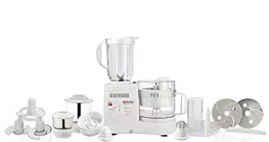 (Renewed) Signoraware Supreme Maxie Plus 10001 700-Watt Food Processor with 3 Jars (White)