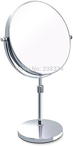 Mirror Of Table,Vanity Pivoting Mirror 2-Sided Bath W/5X Magnification Mackup 7" H