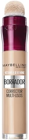 Maybelline Borrador Ojos Tono 07 Sand Corrector De Ojeras, Bolsas E Imperfecciones Pieles Medio Claras - 6Ml
