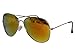 Produktbild FO35319 | Pilotenbrille Party Brille Pilot cool Aviator Sonnenbrille gelb 70er Fasching