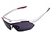 Produktbild ROBESBON Protection 100% UV400 Lunettes de Soleil Sport Cyclisme Ski Conduite Moto Mod Pêche Incassables Lunettes de Vélo Cyclisme Unisex pour Femme Homme Courir Sports de Plein Air Blanc
