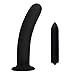 Price comparison product image Bullet USB Bullet Vibrating G-Spot Vibrator Sex Toys for Women Anal Plug Suction Cup Vagina Prostate Massager Butt Plug Masturbator,Black L Size,Bullet Tweeters S Bullets V2
