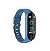 Produktbild Anti-Aquarell-Bildschirm Intelligentes Armband Multifunktionaler Fitness-Pedometer Herzfrequenz Blut Sauerstoff GPS-Bewegung Intelligente Uhr Blau