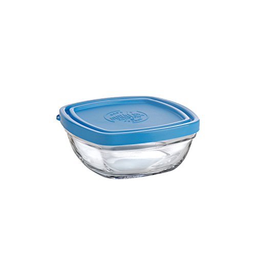 Made in France LYS Square Bowl with Lid, 10-Ounce