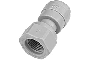 DMFit 7/16” UNS Cone type x ¼” Push fit adapter (AFAU047/16C)