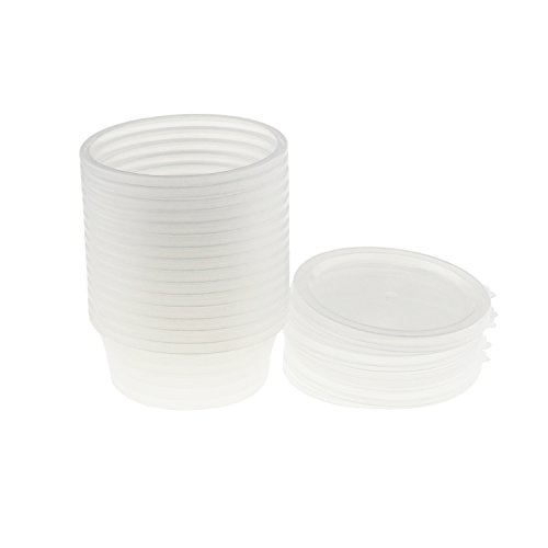 15 Pack Schaumstoff Ball Vorratsdosen mit Deckel für 20 g schlamm