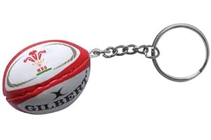 GILBERT wales rugby ball key ring