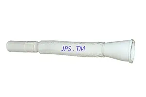 JPS TM 2 pcs. Kitchen/Wash Basin Sink Waste Water Drain Pipe Flexible Length PVC Hose