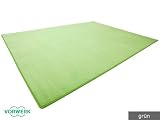 Vorwerk Bijou grün der HEVO ® Teppich | Spielteppich nicht nur für Kinder 140x200 cm