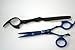 Sharkfin Professional Line 5.5" Cutting Shear Swivel Right Hand Blue Titanum State of the Art + Razor +Holiday Gift Itay Beauty Mineral 8stack Eye Shimmer "Caribbean Samba"