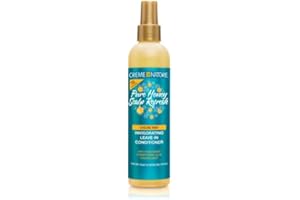 Creme of Nature, Pure Honey Scalp Refresh, Soin Nourrissant Sans Rinçage pour Cuir Chevelu et Coiffures Protectrices, Soin pour Cheveux Bouclés Frisés Crépus, Hydrate Rafraîchit Apaise, Flacon 235ml