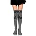 Produktbild Not afraid Women Thigh High Socks Over Knee Hogwarts Alumni Extra Long Tube Dress Legging Slim Look 50CM