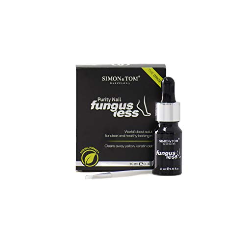 Simon et Tom Fungusless. Une formule naturelle unique qui élimine les champignons des ongles et favorise une croissance saine des ongles. 10 ml.