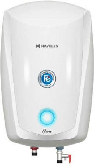 Havells Carlo 5 Litre Instant Water Heater, 3000 watt, Warranty: 5 Year on Inner Container and 2 Years Comprehensive (White) 