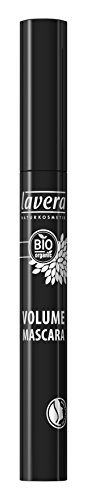 lavera Volume Mascara Wimperntusche ∙ Farbe brown braun ∙ Volumen, Schwung & Definition ∙ Natural & innovative Make up ✔ vegan ✔ Bio Pflanzenwirkstoffe ✔ Naturkosmetik ✔ Augen Kosmetik 1er Pack (1 x 9 ml)