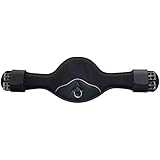 Kurzgurt Butterfly Länge: 65 cm| Dressurgurt Rainer atmungsaktiv Memofoam Anti-Rutsch weich gepolstert schwarz