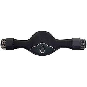 Kurzgurt Butterfly Länge: 65 cm| Dressurgurt Rainer atmungsaktiv Memofoam Anti-Rutsch weich gepolstert schwarz