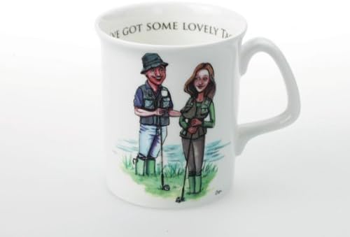 1 x You've got some lovely tackle - humorous fishing mug by Bryn Parry. Collectable bone china mugs with fun images on perfect as fly fishing gifts, for fishing lodges etc