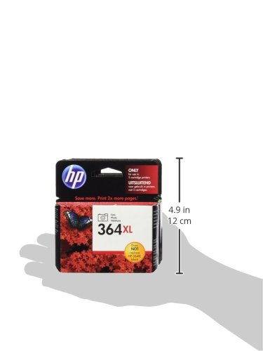 HP 364XL - Juego de 5 cartuchos de tinta de inyección (4 x tinta y 1 x tinta fotográfica, 550 páginas per cartucho), color negro/cian/magenta/amarillo