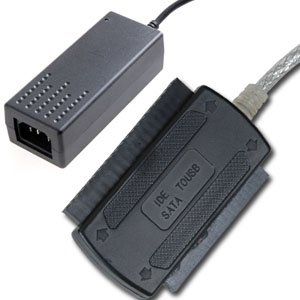 USB IDE SATA Konverter Adapter 2,5/3,5/5,25 + Netzteil