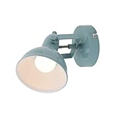 Der Lampenschirm ist von außen mint und innen weiß farbend. Der Durchmesser des Leuchtenschirms beträgt 105 mm. Zusätzlich erhältlich aus dieser Serie 2er Deckenleuchte, 3er Deckenleuchte und 3er Deckenleuchte-Rondell.