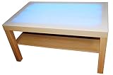 mesa de luz madera pino Potencia la concentración para aprender a través del juego.